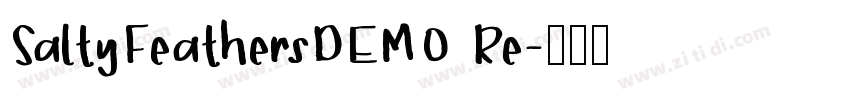 SaltyFeathersDEMO Re字体转换